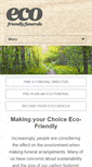 Mobile Screenshot of ecofriendlyfunerals.co.nz